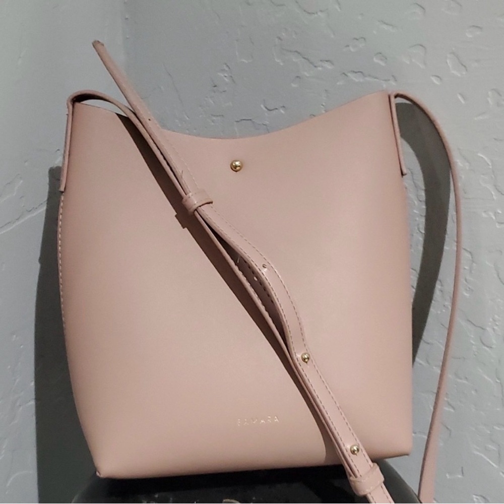 SAMARA PEONY PINK BLUSH CROSSBODY BAG